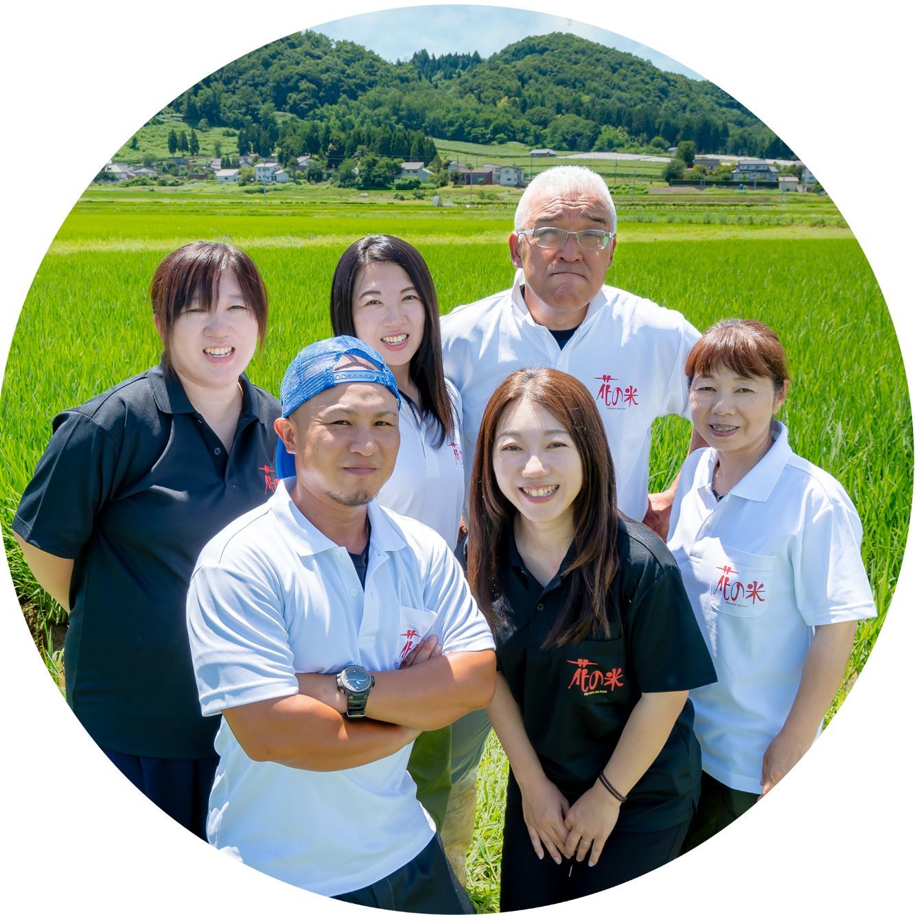 新潟県上越市の農業法人花の米　おいしい新潟米こしひかり　おいしいお米　おいしいこしひかりを農業女子たちがおいしいお米を作っています　WAP100認定企業